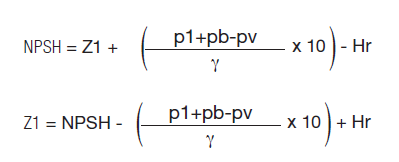 NPSH formula