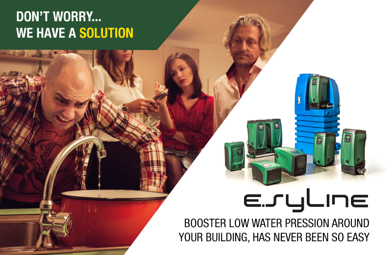 Esyline the complete line of electronic booster pump solutions 